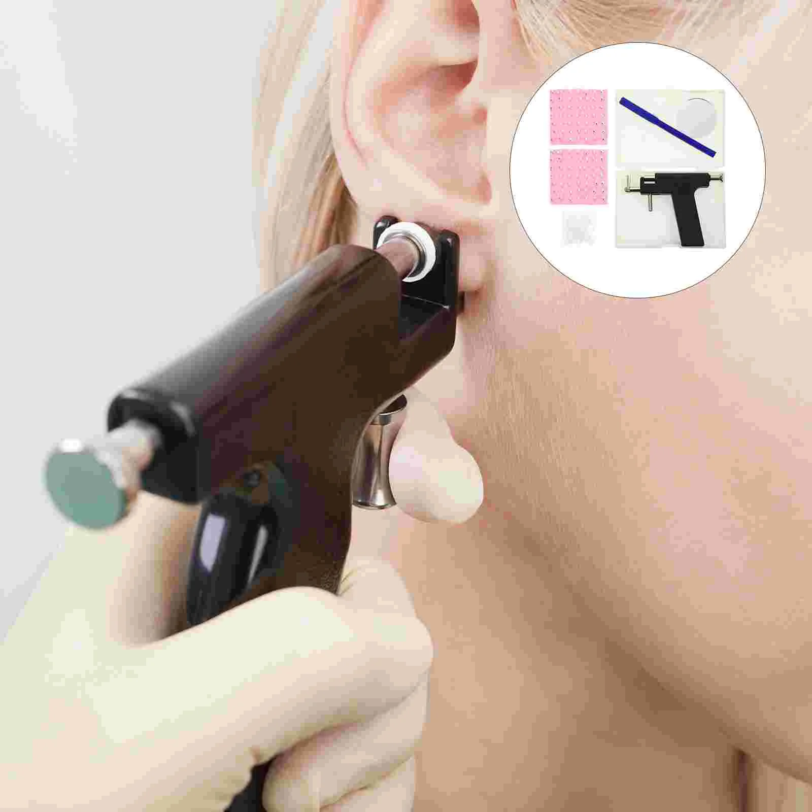 Ear Piercing Tool Kit Suite Stainless Steel Navel Portable Body with Ear-studs Piercer
Ear Piercing Tool Kit Suite Stainless Steel Navel Portable Body with Ear-studs Piercer