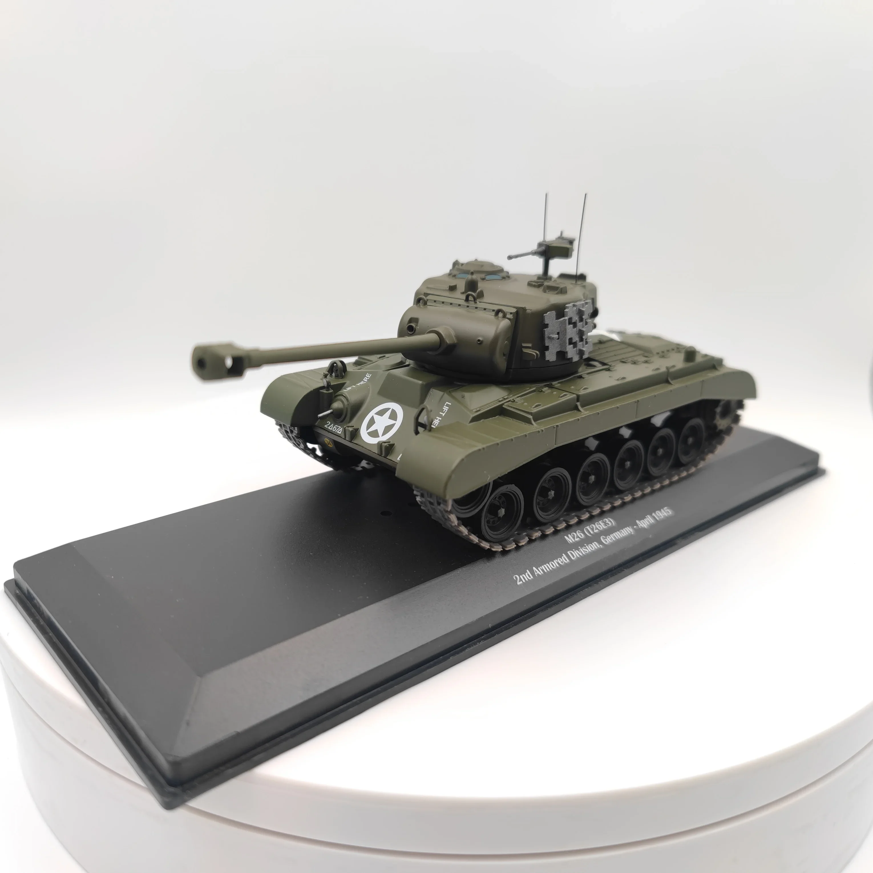 Diecast Altaya 1:43 Scale M26(T26E3) 2nd Armored Division,Germany-April 1945 Vehicle Alloy Militarized Combat Tracked Tank Model
Diecast Altaya 1:43 Scale M26(T26E3) 2nd Armored Division,Germany-April 1945 Vehicle Alloy Militarized Combat Tracked Tank Model