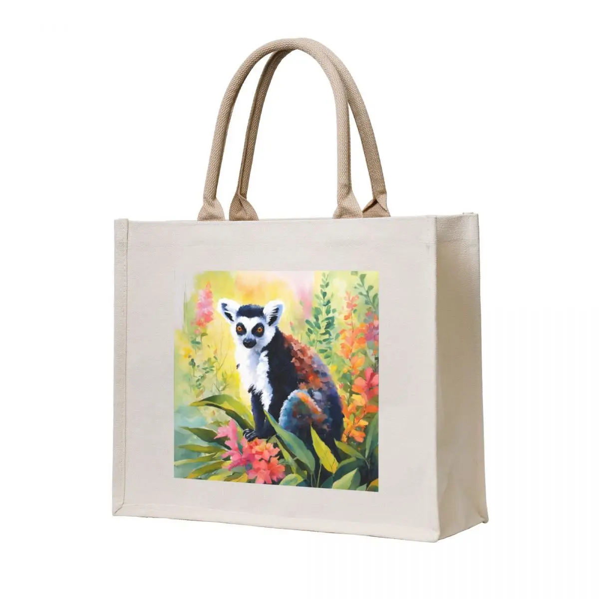 Lemur painting Tote Bag Women's tote bag free delivery bags cute tote bag supermarket folding
Lemur painting Tote Bag Women's tote bag free delivery bags cute tote bag supermarket folding