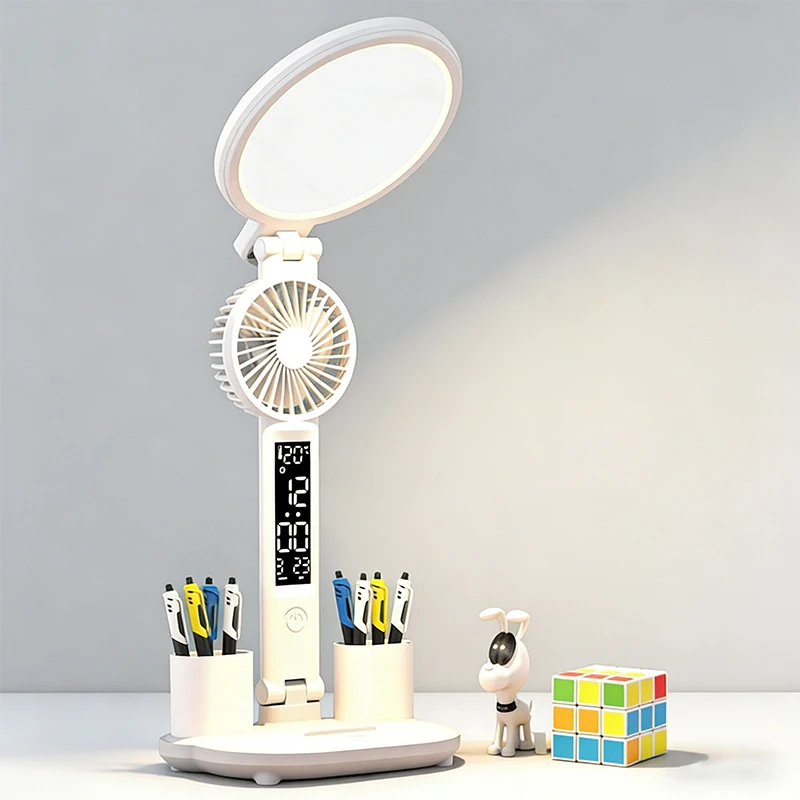 Ночник-часы LED с USB-зарядкой, настольная лампа с регулировкой яркости, складная лампа-вентилятор LED с защитой для глаз, распродажа
Ночник-часы LED с USB-зарядкой, настольная лампа с регулировкой яркости, складная лампа-вентилятор LED с защитой для глаз, распродажа
