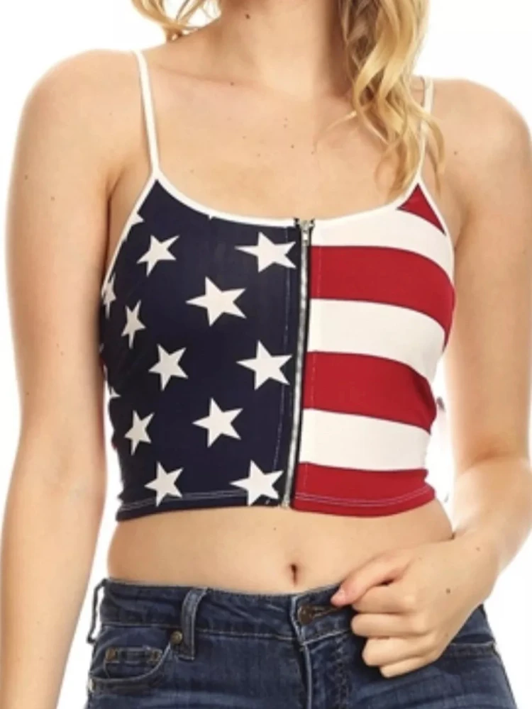 2025 hot selling wish popular national flag printed strapless T-shirt hanging neck for women, sexy and spicy
2025 hot selling wish popular national flag printed strapless T-shirt hanging neck for women, sexy and spicy