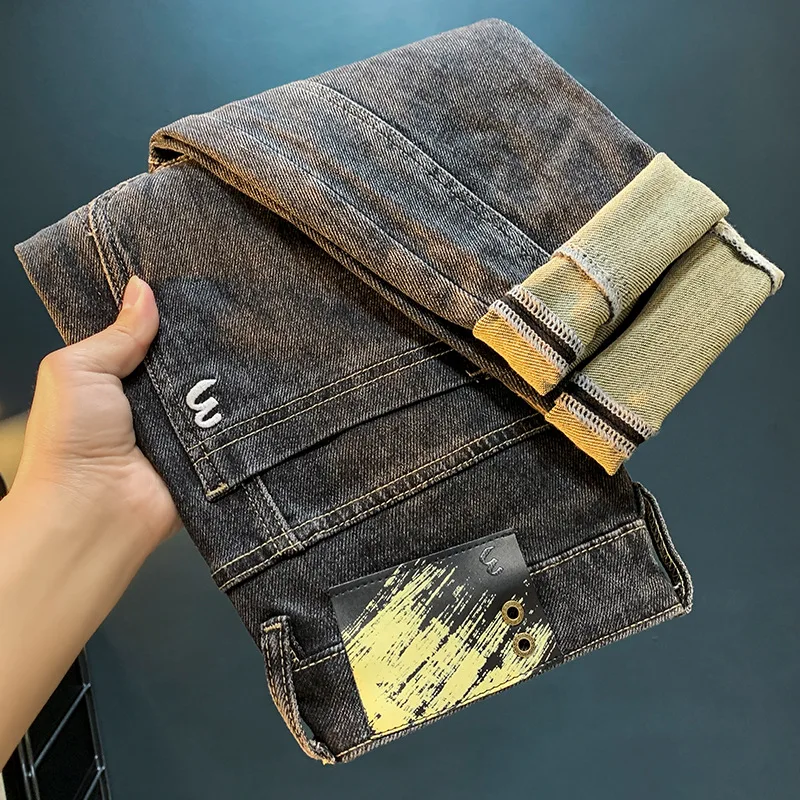 Slim-Fit Stretch Jeans Men's Fashion Brand Slightly Loose Harem Pants 2024 Spring Autumn Stretch Comfortable Slimming Trousers
Slim-Fit Stretch Jeans Men's Fashion Brand Slightly Loose Harem Pants 2024 Spring Autumn Stretch Comfortable Slimming Trousers