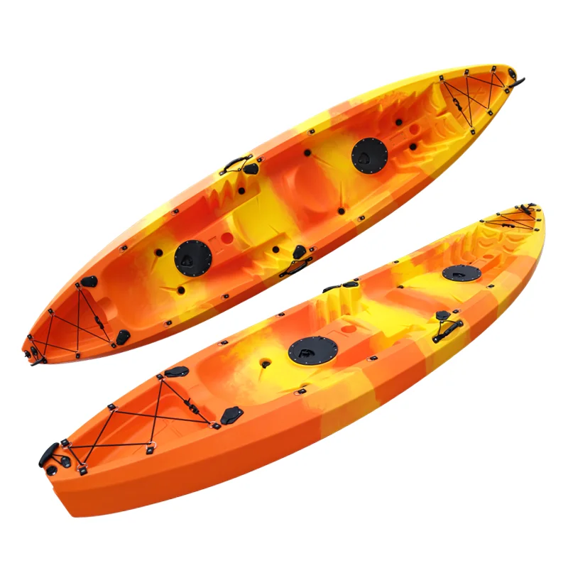 Hot Sale 2+1 Person Canoeing 12ft Fishing Double Kayak Tandem Sea Touring Kayak LLDPE Sit on Top Family Kayak
Hot Sale 2+1 Person Canoeing 12ft Fishing Double Kayak Tandem Sea Touring Kayak LLDPE Sit on Top Family Kayak