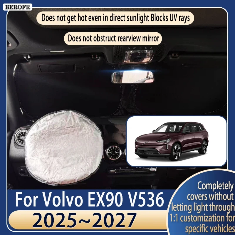Steering wheel Car Sun Visor For Volvo EX90 2025~2027 26 Summer Cooling Auto Accessories Front Windshield Sunshade Heat Insulati
Steering wheel Car Sun Visor For Volvo EX90 2025~2027 26 Summer Cooling Auto Accessories Front Windshield Sunshade Heat Insulati