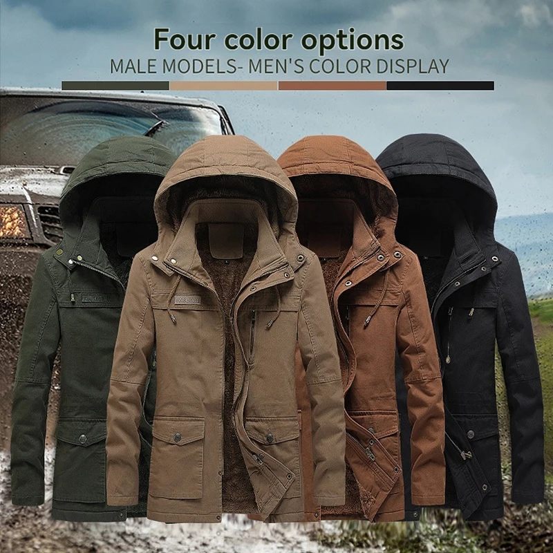 Men's Casual Cotton-padded Jacket Warm Waterproof Crisp High-quality Fabric Comfortable Skin Breathable Wear Resistant DownCoats
Men's Casual Cotton-padded Jacket Warm Waterproof Crisp High-quality Fabric Comfortable Skin Breathable Wear Resistant DownCoats