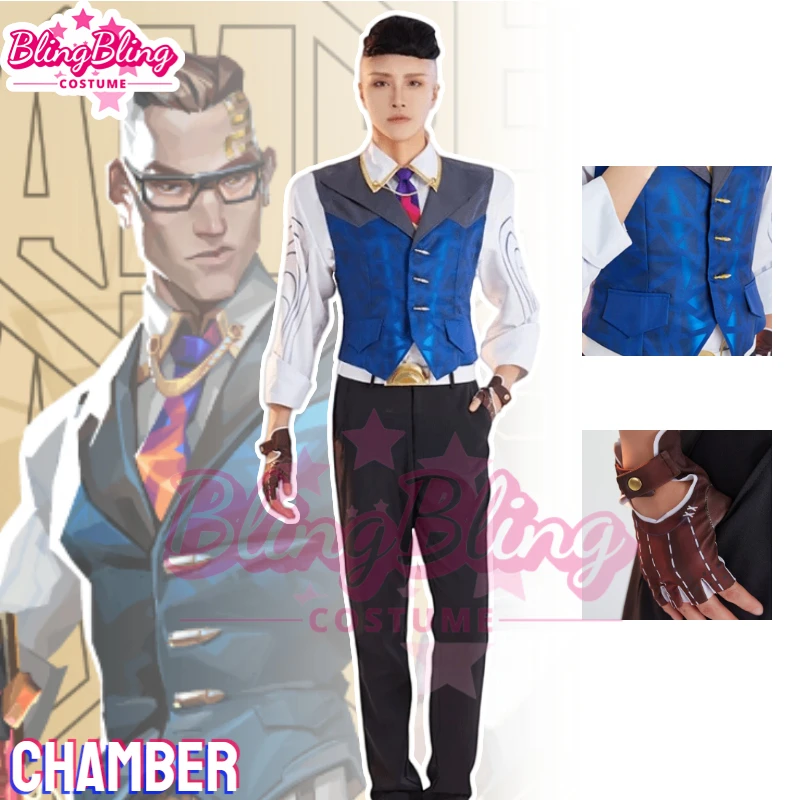 Chamber Cosplay Costume Valorant Chamber Cosplay White Shirt Vest Pants Belt Gloves Tie Formal Suit and Cosplay Shoes
Chamber Cosplay Costume Valorant Chamber Cosplay White Shirt Vest Pants Belt Gloves Tie Formal Suit and Cosplay Shoes