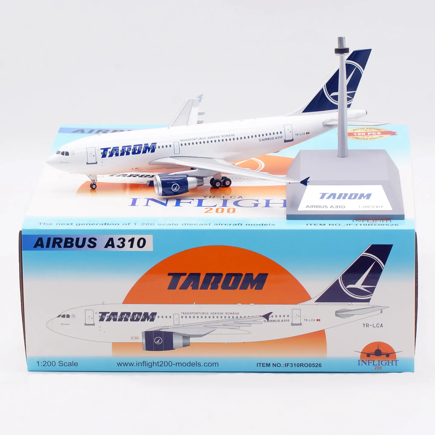 IF310RO0526 Alloy Collectible Plane Gift INFLIGHT 1:200 Tarom Airlines Airbus A310-300 Diecast Aircraft Jet Model YR-LCA
IF310RO0526 Alloy Collectible Plane Gift INFLIGHT 1:200 Tarom Airlines Airbus A310-300 Diecast Aircraft Jet Model YR-LCA