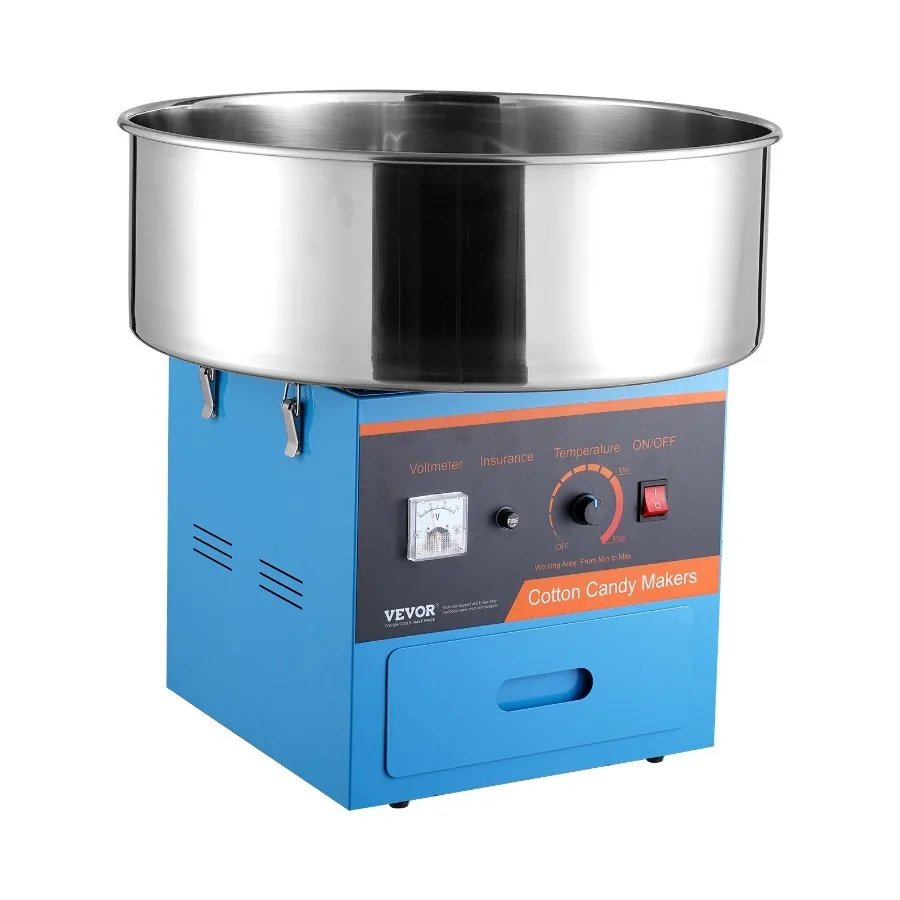 Electric Cn Candy Machine 1000W Candy Floss Maker Commercial Cn Candy Machine with Stainless Steel Bowl Sugar Scoop and Drawer 
Electric Cn Candy Machine 1000W Candy Floss Maker Commercial Cn Candy Machine with Stainless Steel Bowl Sugar Scoop and Drawer