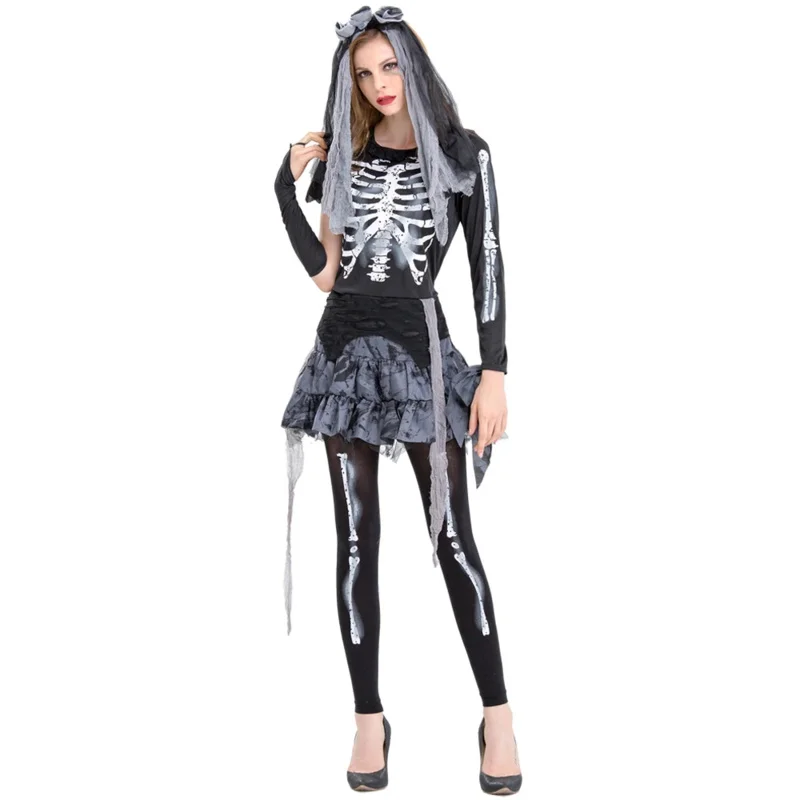 Halloween Cosplay Stage Costume Costume Night DS Stage Costume Costume Ghost Festival Skeleton Ghost Female Skirt
Halloween Cosplay Stage Costume Costume Night DS Stage Costume Costume Ghost Festival Skeleton Ghost Female Skirt