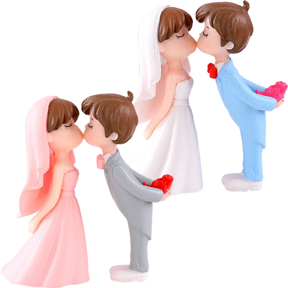 Micro Landscape Couple Figurines Pink Gray Bride Groom Statues Wedding Cake naments Home Shop Decor Garden
Micro Landscape Couple Figurines Pink Gray Bride Groom Statues Wedding Cake naments Home Shop Decor Garden