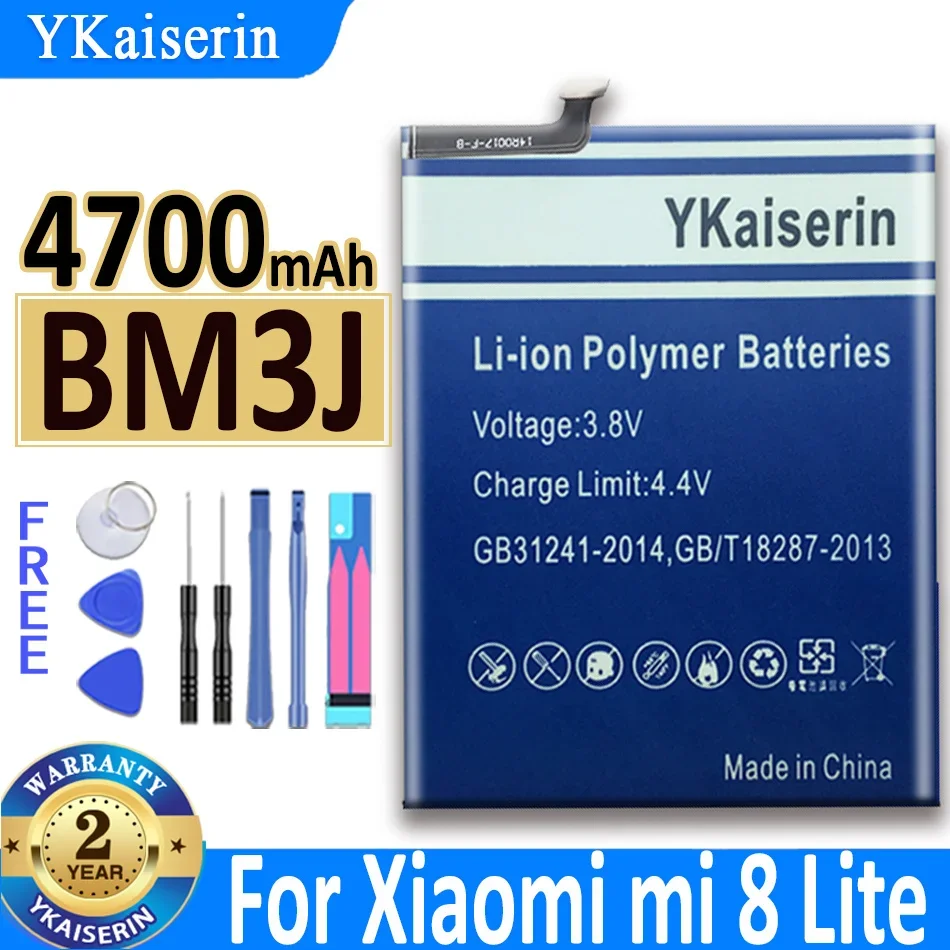 Аккумулятор ykaisсеребрин BM3J BM 3J на 4700 мАч, внешний аккумулятор для Xiaomi 8 Lite, 8 Lite, MI8 Lite, батарея + трек-код
Аккумулятор ykaisсеребрин BM3J BM 3J на 4700 мАч, внешний аккумулятор для Xiaomi 8 Lite, 8 Lite, MI8 Lite, батарея + трек-код