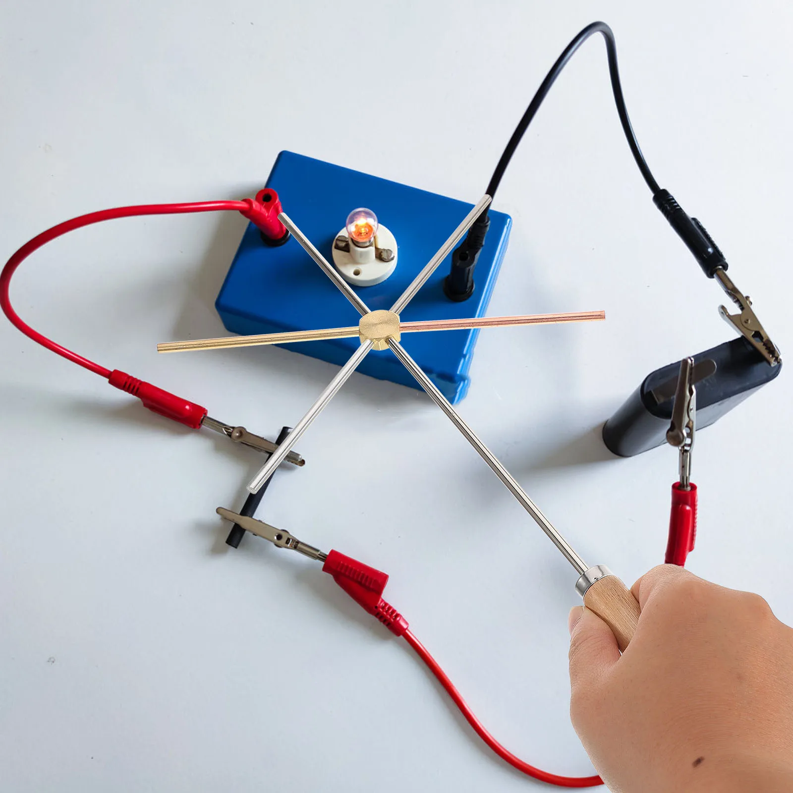 Conductometer Thermal Conductivity Demonstrator Rods Physics Teaching Equipment Tool For Comparing Copper Iron Aluminum Wood
Conductometer Thermal Conductivity Demonstrator Rods Physics Teaching Equipment Tool For Comparing Copper Iron Aluminum Wood
