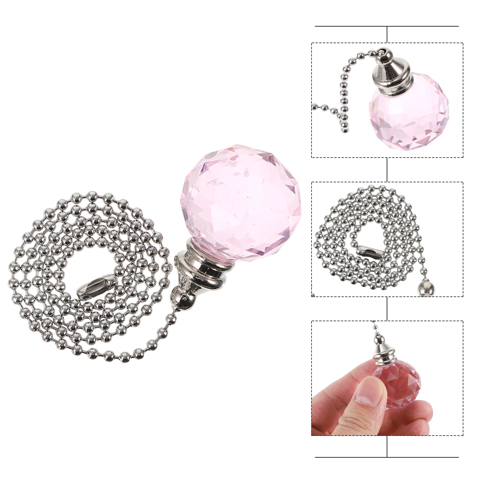 2Pcs Crystal Pull Chain Durable Practical Metal Artificial Crystal Suitable Ceiling Light Fan Desk Lamp Window Curtain Bedroom
2Pcs Crystal Pull Chain Durable Practical Metal Artificial Crystal Suitable Ceiling Light Fan Desk Lamp Window Curtain Bedroom