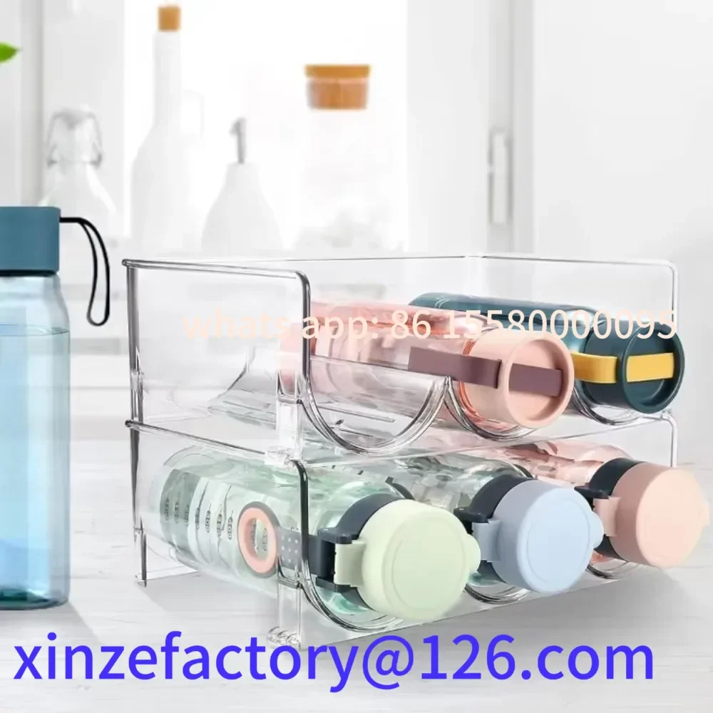 Customizable Water Bottle Organizer Stackable Cup Beverage Storage Stand Large Capacity Refrigerator Clutter Organizer Space Sav
Customizable Water Bottle Organizer Stackable Cup Beverage Storage Stand Large Capacity Refrigerator Clutter Organizer Space Sav