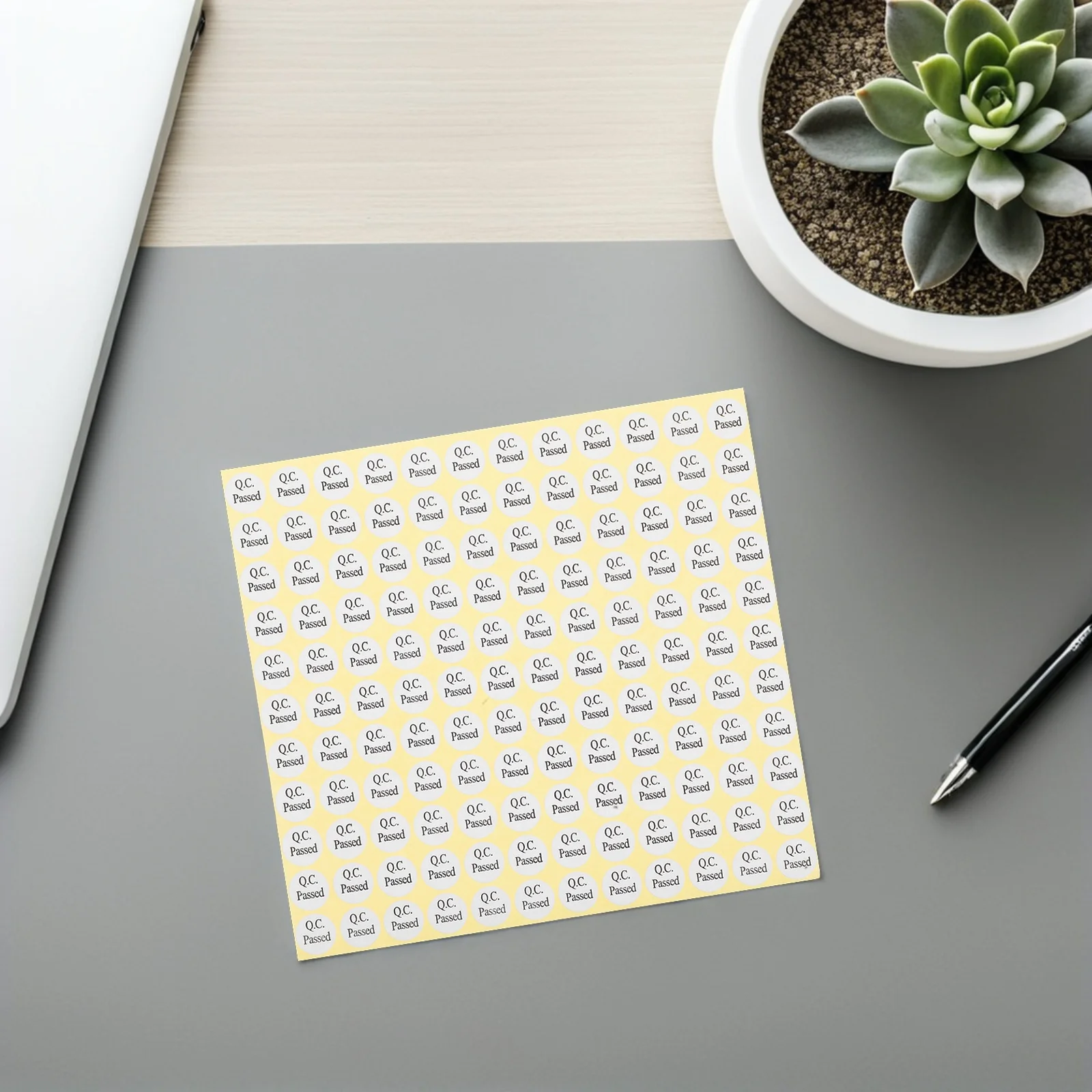 150 Sheets Round Qc Passed Self-Adhesive Labels Stickers for Warehouse Packaging and Quality Inspection Quality Labels
150 Sheets Round Qc Passed Self-Adhesive Labels Stickers for Warehouse Packaging and Quality Inspection Quality Labels