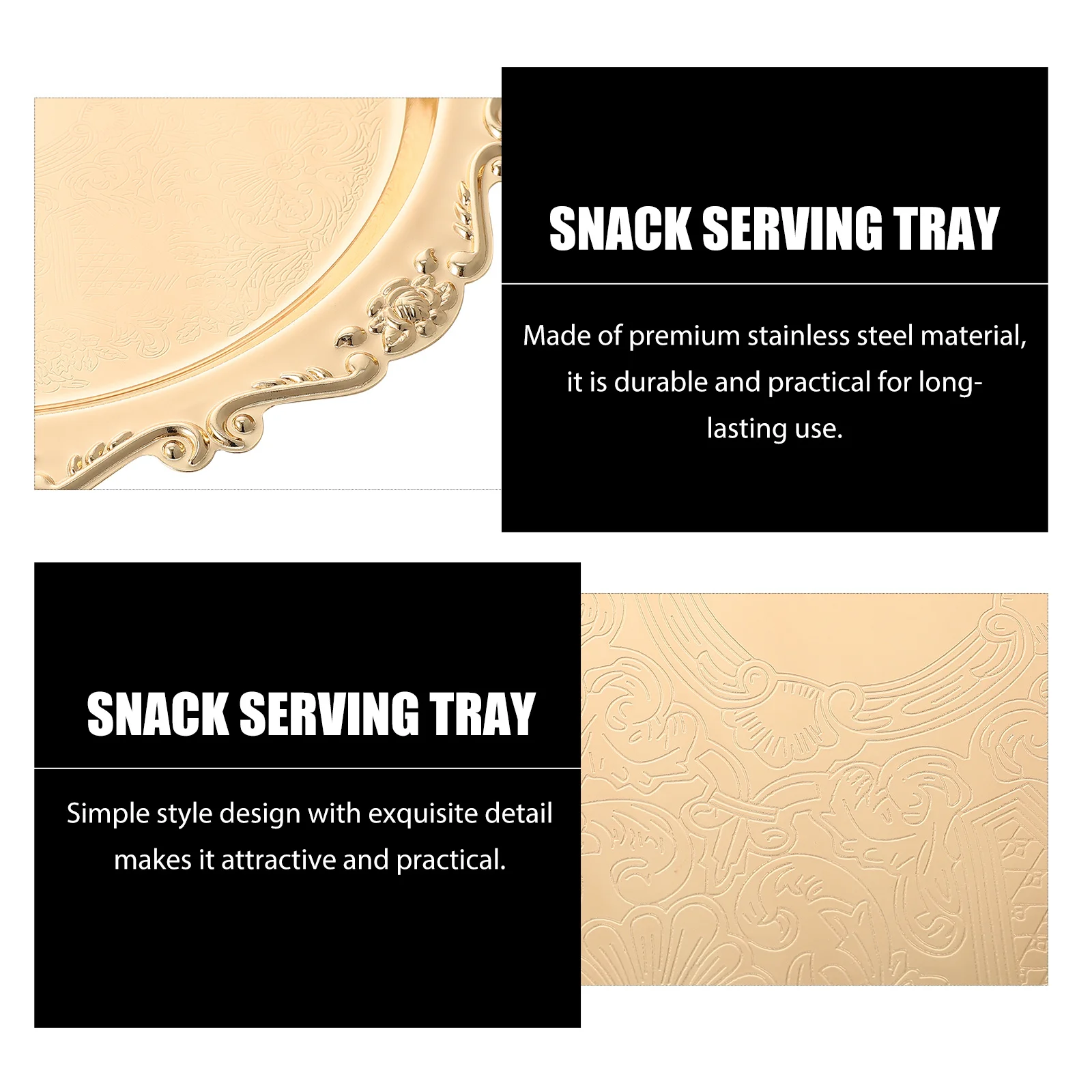 Fruit Cake Plate Premium Stainless Steel Snack Serving Tray Dessert Salad Container Household Hotel Use Fruits Holder
Fruit Cake Plate Premium Stainless Steel Snack Serving Tray Dessert Salad Container Household Hotel Use Fruits Holder