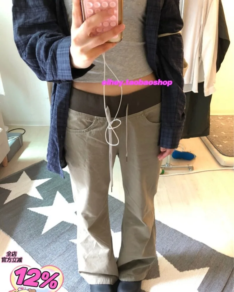 Patchwork Pantalones Mujer Baggy Pants Streetwear Women Color Contrast Slim Lace Up Casual Floor Length Y2K Pant Sweatpants
Patchwork Pantalones Mujer Baggy Pants Streetwear Women Color Contrast Slim Lace Up Casual Floor Length Y2K Pant Sweatpants