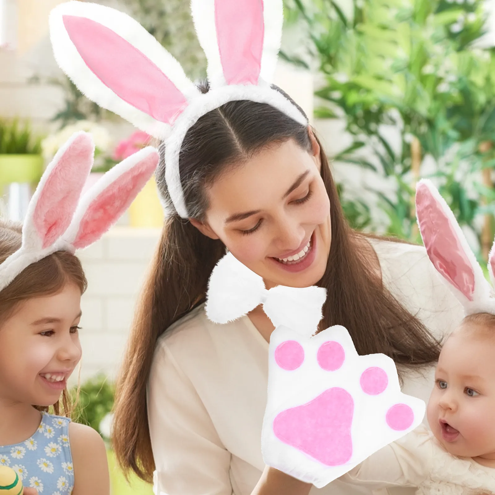 Набор: повязка на голову с кроличьими ушками, милый аксессуар для костюма животного, для пасхальных вечеринок, косплея, выступлений, наряд кролика
Набор: повязка на голову с кроличьими ушками, милый аксессуар для костюма животного, для пасхальных вечеринок, косплея, выступлений, наряд кролика