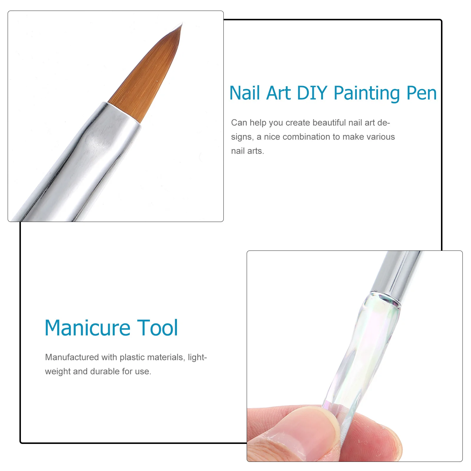 Art Brush Pen Nail Painting Diy Tool Manicure Drawing Accessory Gel Polish Decorative Kit Reusable Lightweight Plastic
Art Brush Pen Nail Painting Diy Tool Manicure Drawing Accessory Gel Polish Decorative Kit Reusable Lightweight Plastic