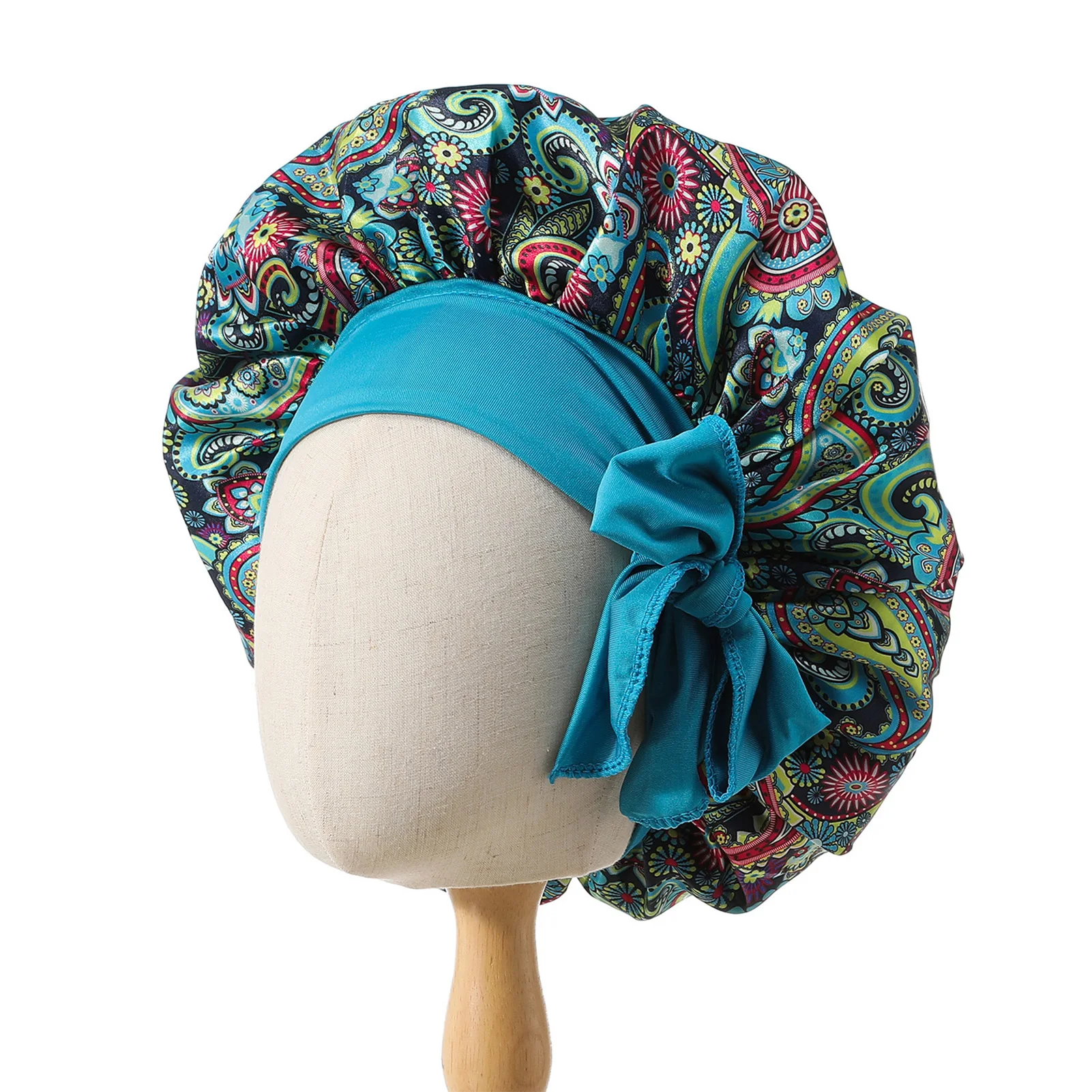 Silk Hair Bonnet for Sleeping Extra Large Sleep Bonnets for Women Braids Curly Night Cap
Silk Hair Bonnet for Sleeping Extra Large Sleep Bonnets for Women Braids Curly Night Cap