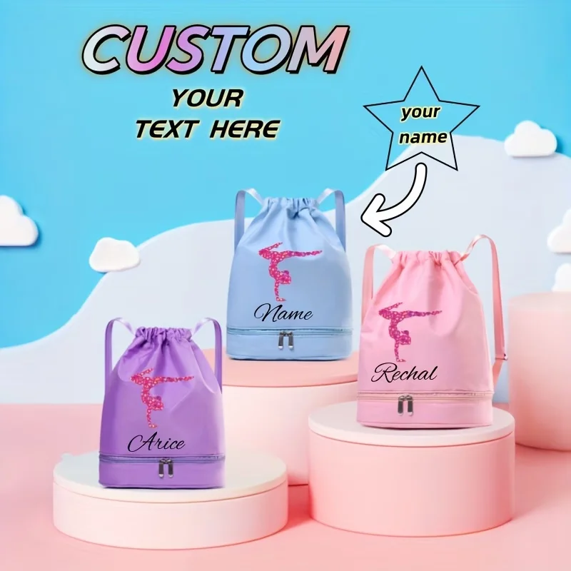 Персонализированный рюкзак на завязках с индивидуальным именем, в стиле кавай (с танцевальным принтом), повседневный и универсальный, для школьного сезона, подходит для d.
Персонализированный рюкзак на завязках с индивидуальным именем, в стиле кавай (с танцевальным принтом), повседневный и универсальный, для школьного сезона, подходит для d.