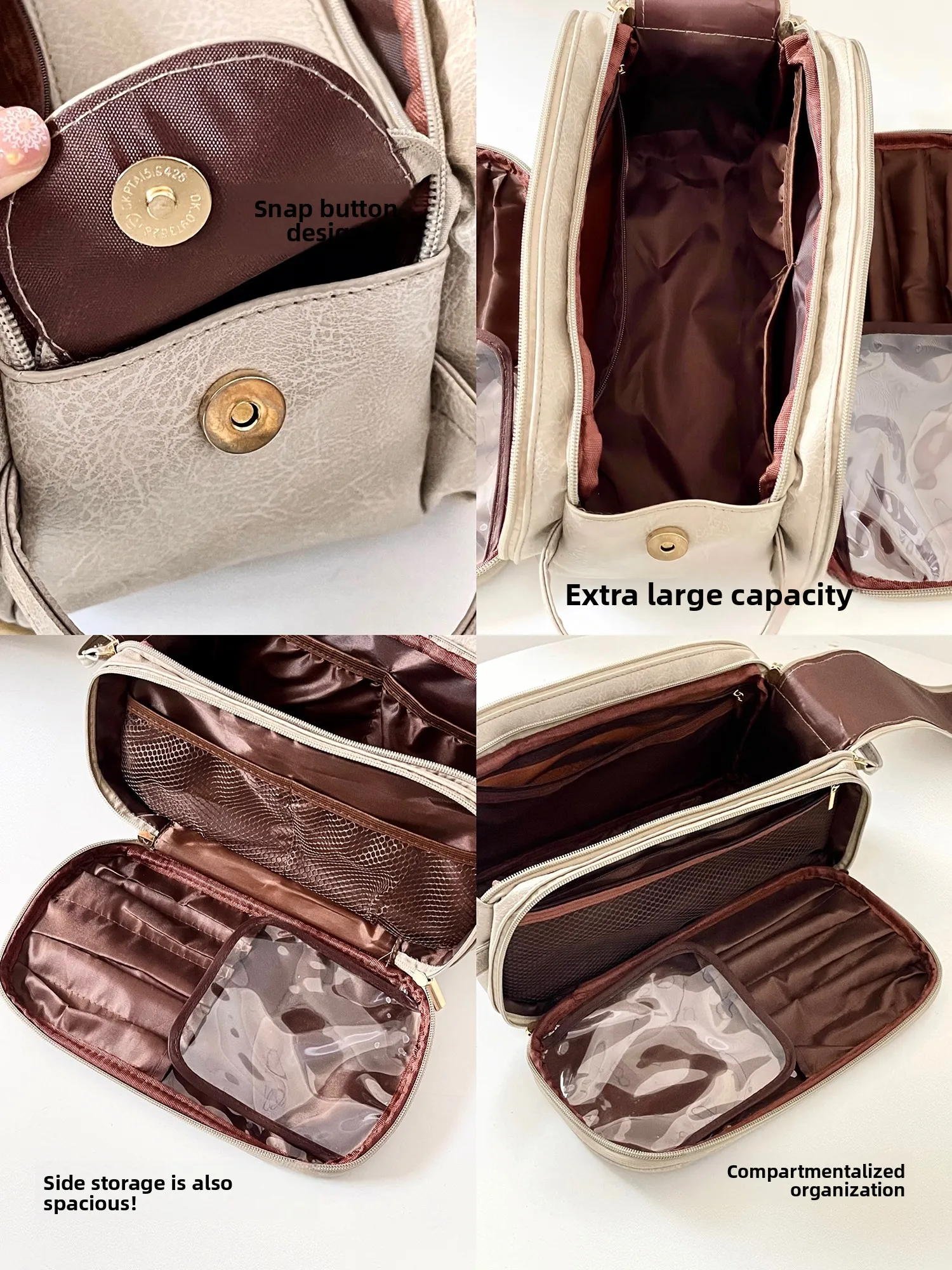 Large Capaci Portable eup Bag Cosmetic Storage Travel Women's Convenient Toiletry Bag Waterproof Bru Storage Bag
Large Capaci Portable eup Bag Cosmetic Storage Travel Women's Convenient Toiletry Bag Waterproof Bru Storage Bag