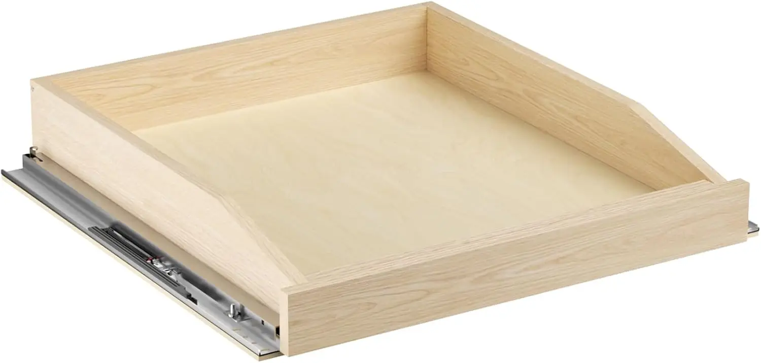 Single Pull Out Cabinet Organizer 19½”W x 21”D, Soft Close Slide Out Drawer Storage Shelves
Single Pull Out Cabinet Organizer 19½”W x 21”D, Soft Close Slide Out Drawer Storage Shelves
