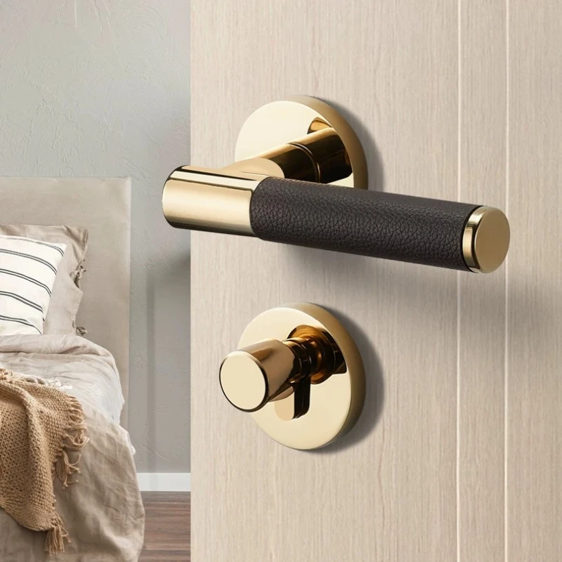 Magnetic Silent Lock Leather Handle New Chinese Style Light Luxury Solid Wood Bedroom Door Privacy Latch Rustproof Heavy Duty
Magnetic Silent Lock Leather Handle New Chinese Style Light Luxury Solid Wood Bedroom Door Privacy Latch Rustproof Heavy Duty