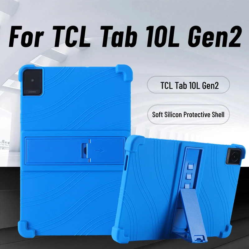 case For TCL Tab 10L Gen2 10.1 Inch Skin 4 Corners Shockproof Airbags TCL 8492A Soft Silicone Ajustable Stand Precise Cover
case For TCL Tab 10L Gen2 10.1 Inch Skin 4 Corners Shockproof Airbags TCL 8492A Soft Silicone Ajustable Stand Precise Cover