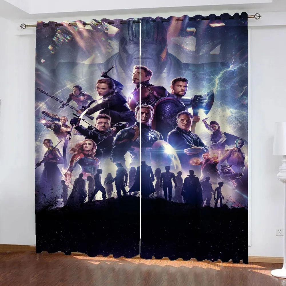 Classic High Blackout Curtain Avengers Boys Bedroom Decoration Children's Room Sunscreen Curtains 2pcs Gift.
Classic High Blackout Curtain Avengers Boys Bedroom Decoration Children's Room Sunscreen Curtains 2pcs Gift.