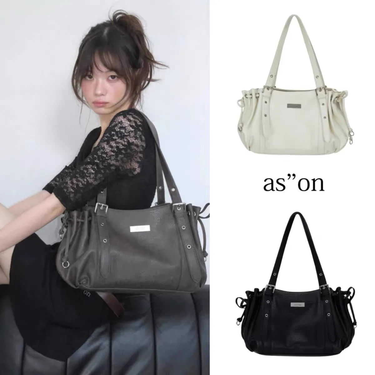 Motorcycle Style Large Capacity Shoulder Bag Women's Underarm Tote Bag Long Strap Commuter Bag Fashionable Autumn Winter New ...
Motorcycle Style Large Capacity Shoulder Bag Women's Underarm Tote Bag Long Strap Commuter Bag Fashionable Autumn Winter New ...