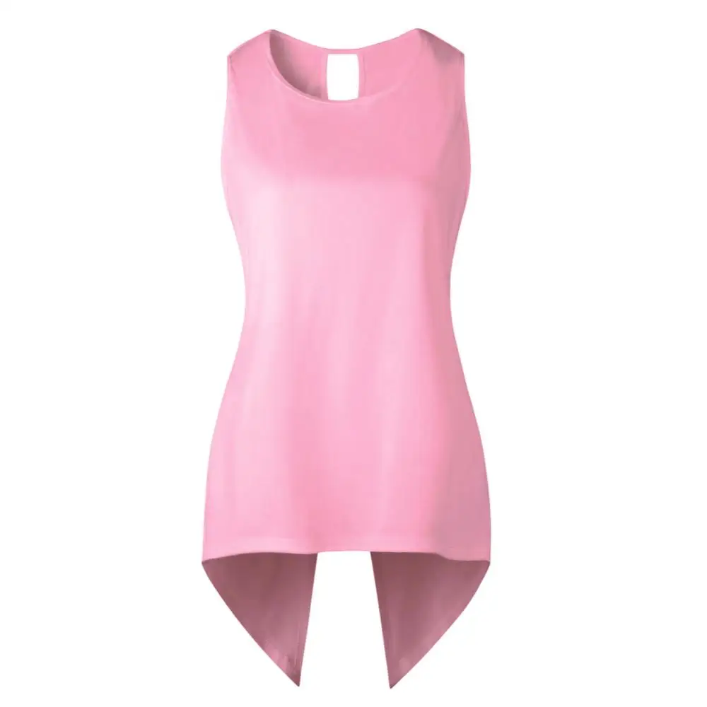 New Women Summer Fashion Solid Color Sleeveless Irregular Cross Back Vest Tank Top
New Women Summer Fashion Solid Color Sleeveless Irregular Cross Back Vest Tank Top