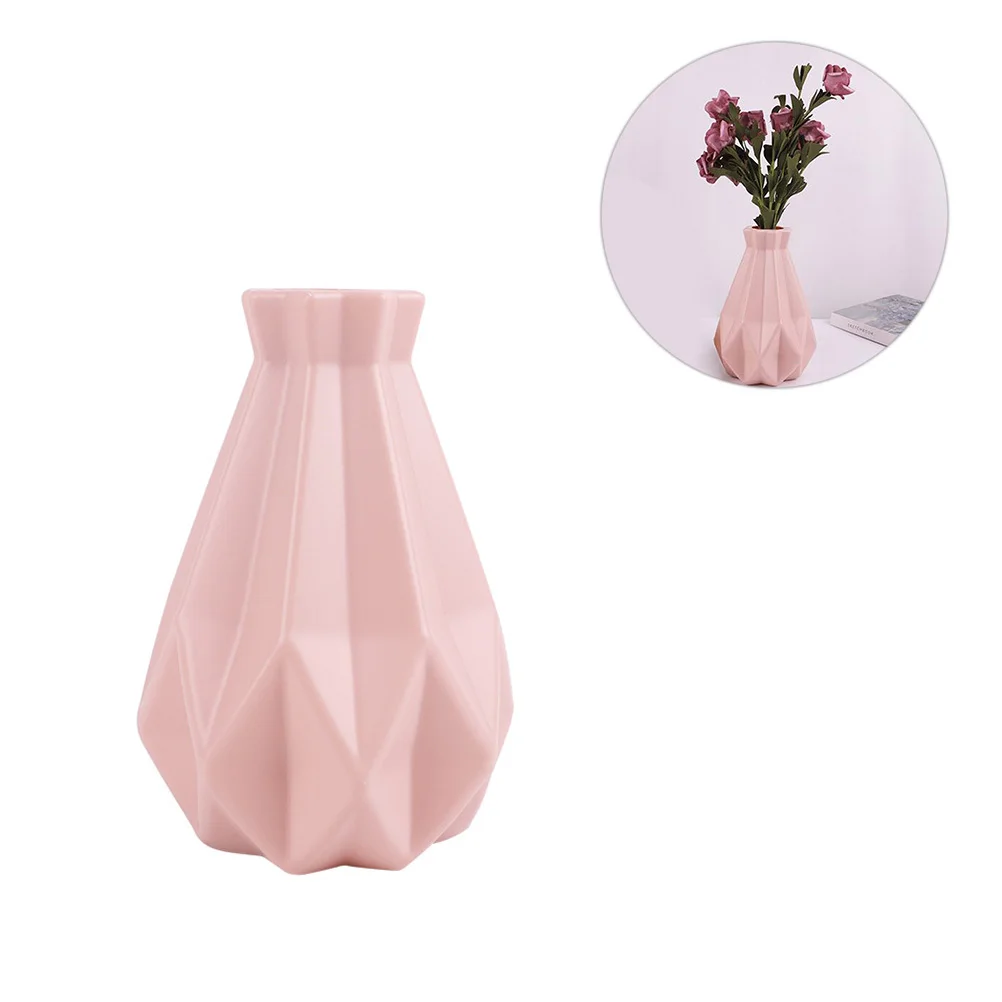 1pc Geometric Plastic Flower Pot Premium Pp Modern Vase For Home Cafe Hotel Decor Ornament Simple Design Rust Resistant Smooth
1pc Geometric Plastic Flower Pot Premium Pp Modern Vase For Home Cafe Hotel Decor Ornament Simple Design Rust Resistant Smooth