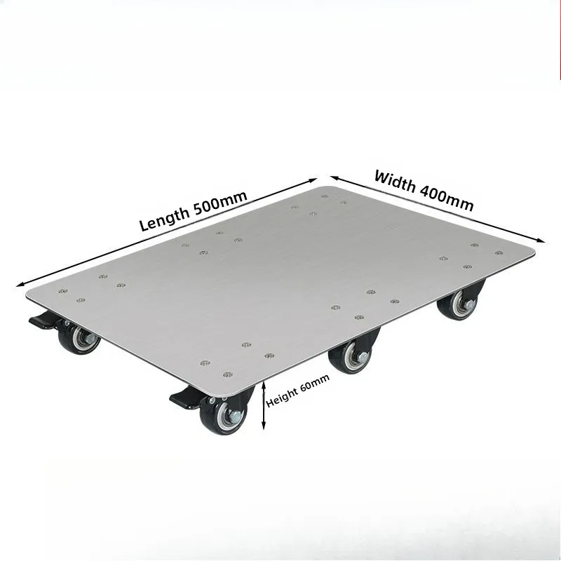 201 stainless steel thickened mobile tray, universal wheel flower pot load-bearing chassis household potted pulley roller base
201 stainless steel thickened mobile tray, universal wheel flower pot load-bearing chassis household potted pulley roller base