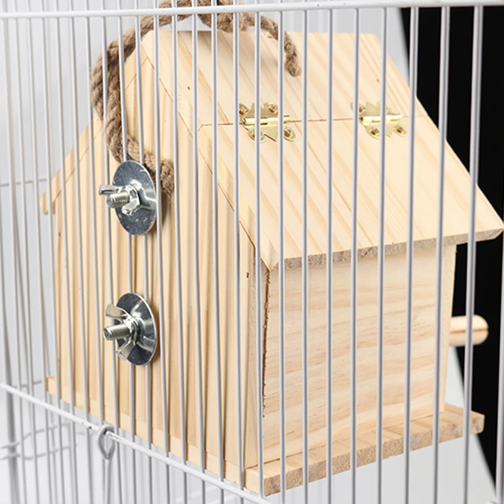 1Pcs Natural Pine Wood Bird Nesting Box Parrot Breeding House Bird Cage Accessory Pet Supplies Parrot Nest Pet Supplies
1Pcs Natural Pine Wood Bird Nesting Box Parrot Breeding House Bird Cage Accessory Pet Supplies Parrot Nest Pet Supplies
