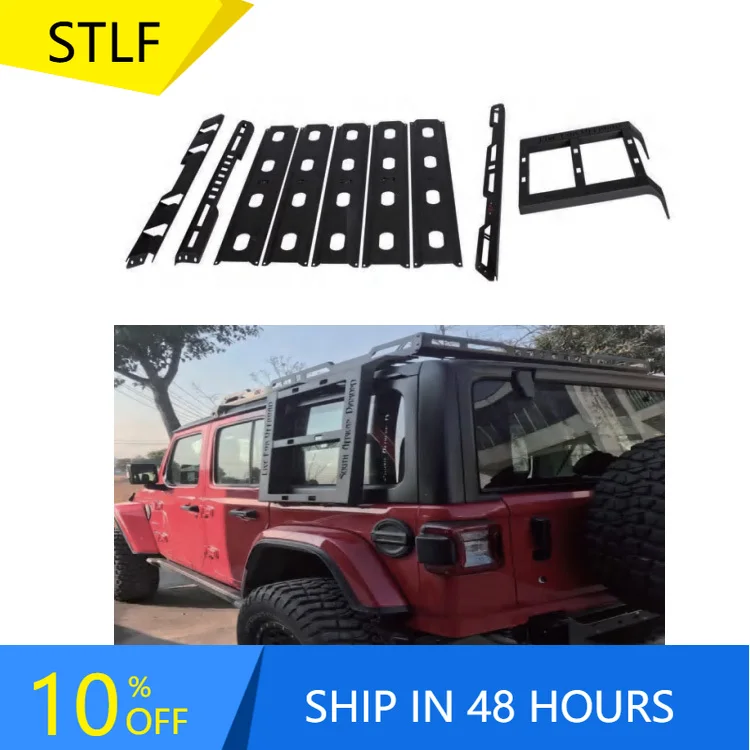 STLFCar Accessories Luggage Carrier Roof Rack With 2 Ladders for Jeeps Wrangler JK JL
STLFCar Accessories Luggage Carrier Roof Rack With 2 Ladders for Jeeps Wrangler JK JL