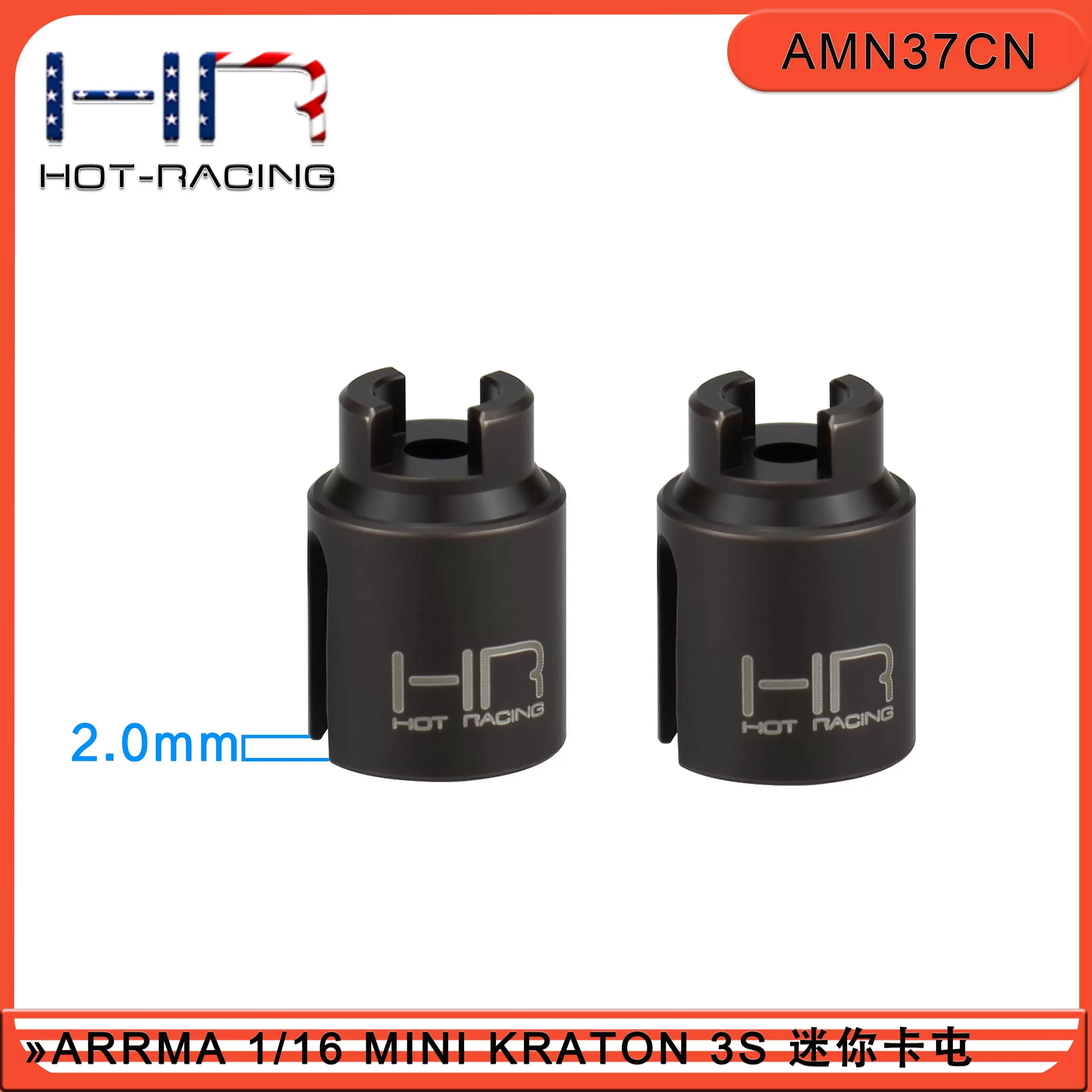 HR S2 Steel Differential Cup & Yoke Universal Front & Rear For ARRMA 1/16 Mini Kraton 3S
HR S2 Steel Differential Cup & Yoke Universal Front & Rear For ARRMA 1/16 Mini Kraton 3S