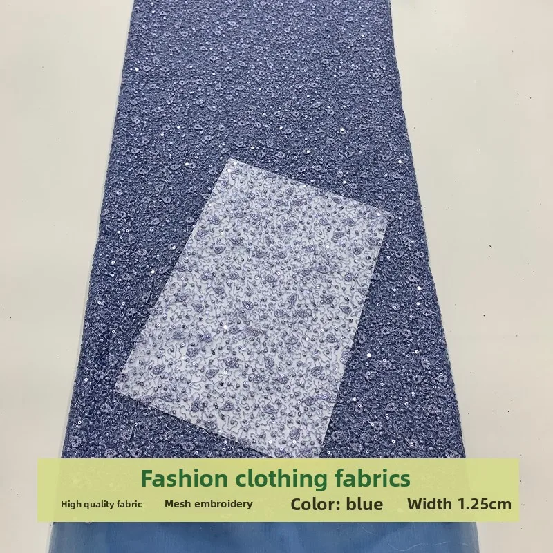 Mesh Beads Sequins Embroidered Fabric for Wedding Dress Cheongsam Clothing Design Diy Cloth By The Yard Sewing Material
Mesh Beads Sequins Embroidered Fabric for Wedding Dress Cheongsam Clothing Design Diy Cloth By The Yard Sewing Material