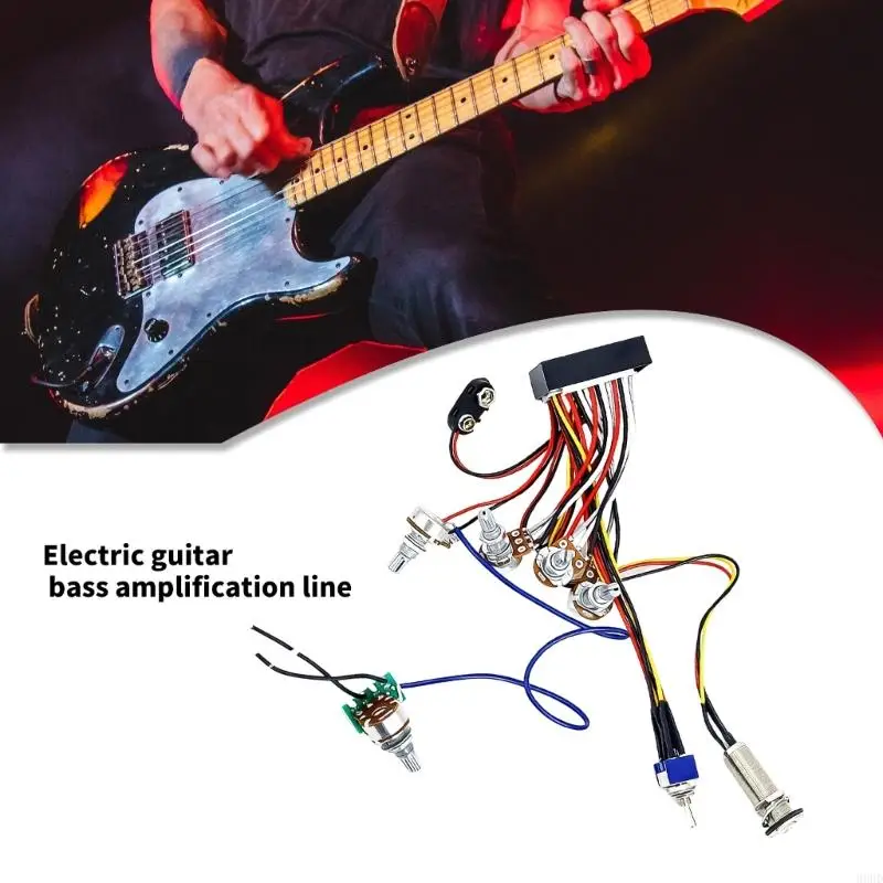 Professional Plastic Amplifier Circuit Easy Installation Guitar Electronics for Enhancing Guitar and Bass Tone Control 69HD
Professional Plastic Amplifier Circuit Easy Installation Guitar Electronics for Enhancing Guitar and Bass Tone Control 69HD