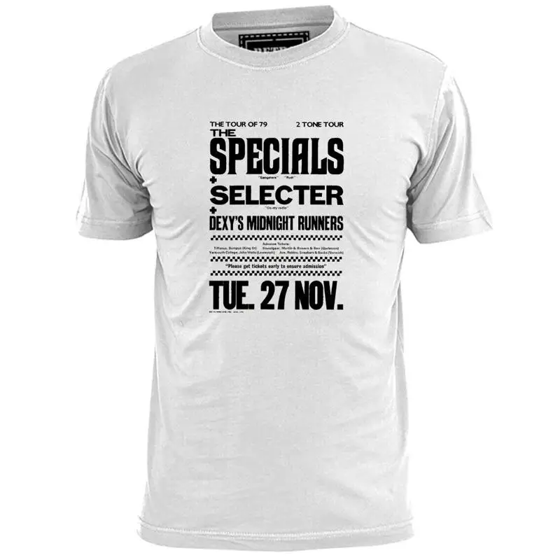 Мужская футболка Specials Selecter Tour Poster 2-цветная футболка Ska Madness Hall Rude Boy
Мужская футболка Specials Selecter Tour Poster 2-цветная футболка Ska Madness Hall Rude Boy