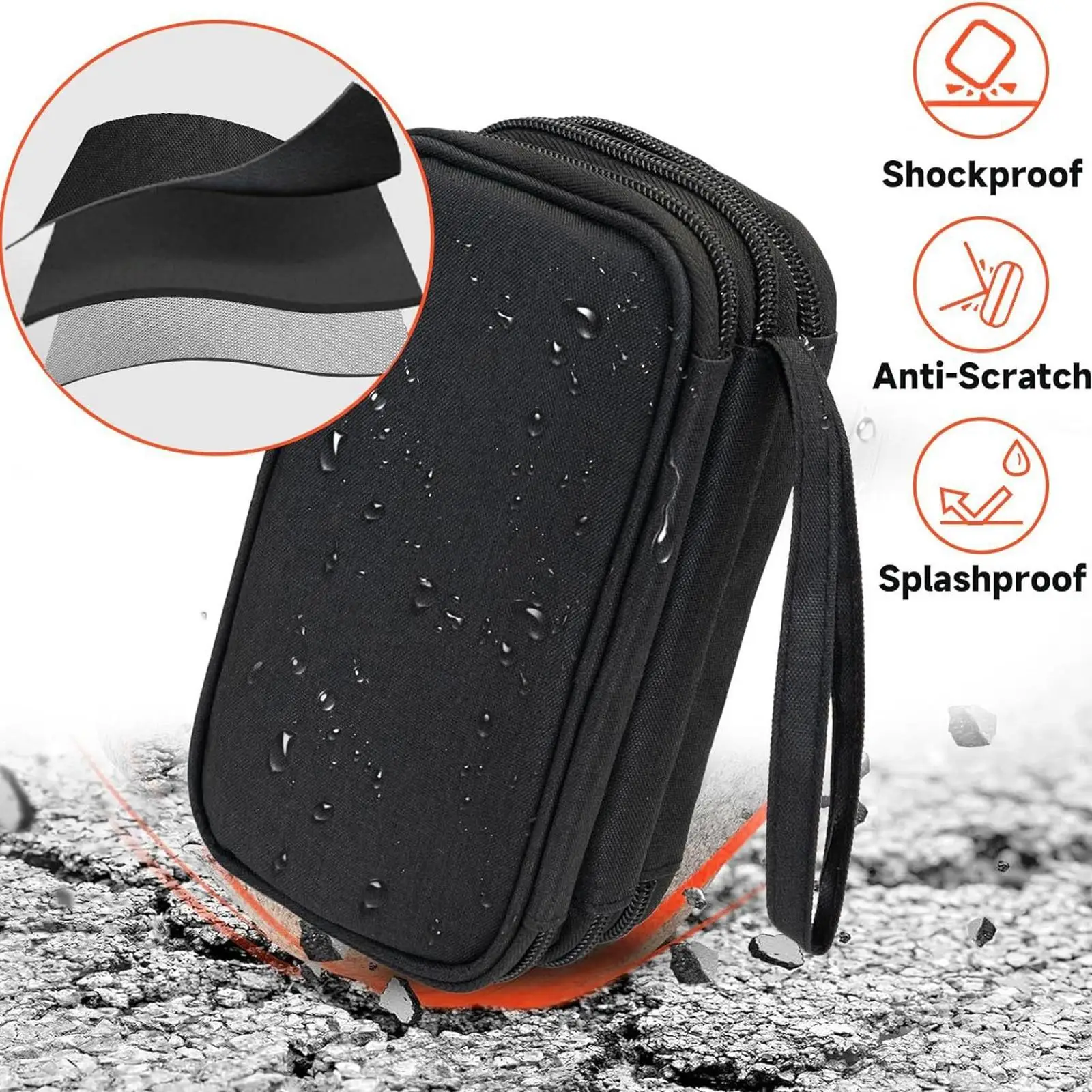 USB Organizer Travel Carrying Pouch Abrasion-resistant Versatile SD Card Holder Electronic Accessories Storage Bag for Travel
USB Organizer Travel Carrying Pouch Abrasion-resistant Versatile SD Card Holder Electronic Accessories Storage Bag for Travel