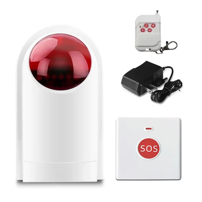 433Mhz Wireless Remote Control Shine Light Siren Alarm System SOS Emergency Panic Button
433Mhz Wireless Remote Control Shine Light Siren Alarm System SOS Emergency Panic Button