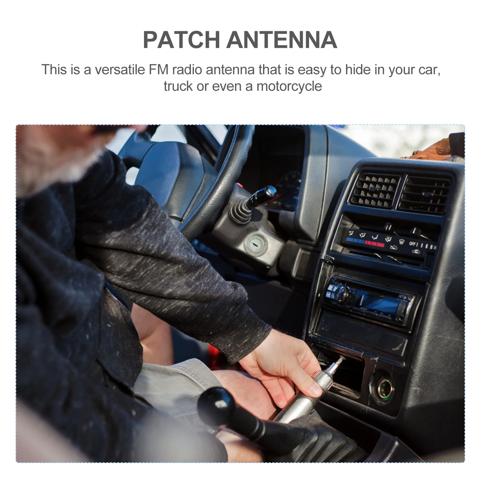 Car Fm Antenna Patch Universal Mini Antenna Amplified Booster for Vehicles Aerial Fm Aerial 
Car Fm Antenna Patch Universal Mini Antenna Amplified Booster for Vehicles Aerial Fm Aerial