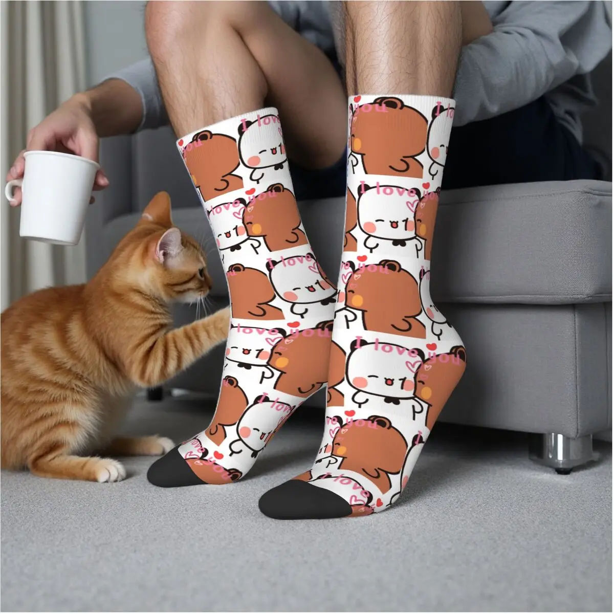 Bear And Panda Bubu Dudu Balloon Socks Harajuku High Quality Stockings All Season Long Socks for Man's Woman's Birthday Present
Bear And Panda Bubu Dudu Balloon Socks Harajuku High Quality Stockings All Season Long Socks for Man's Woman's Birthday Present