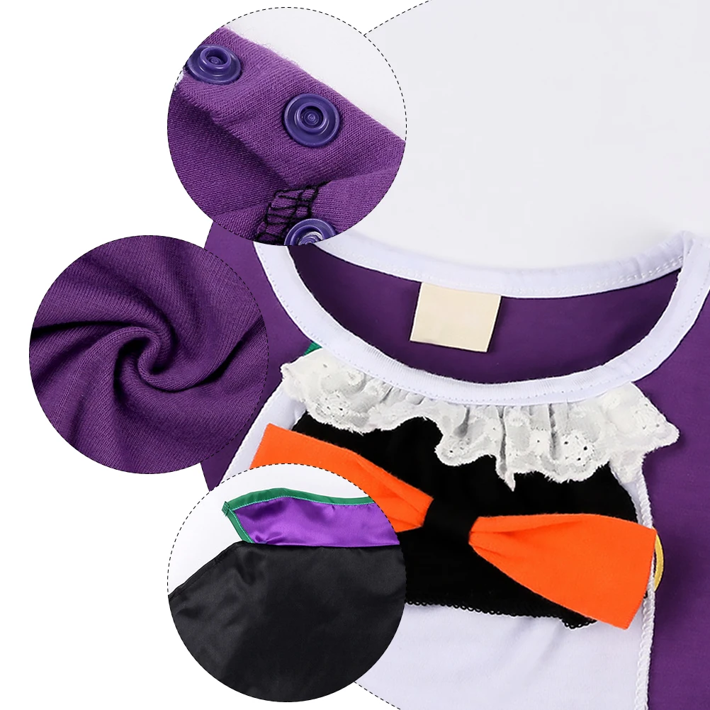 Baby Vampire Costume Halloween Kids Clothes Set Purple Cotton Jumpsuit Toddlers Outfit Comfortable Design Color Daily
Baby Vampire Costume Halloween Kids Clothes Set Purple Cotton Jumpsuit Toddlers Outfit Comfortable Design Color Daily
