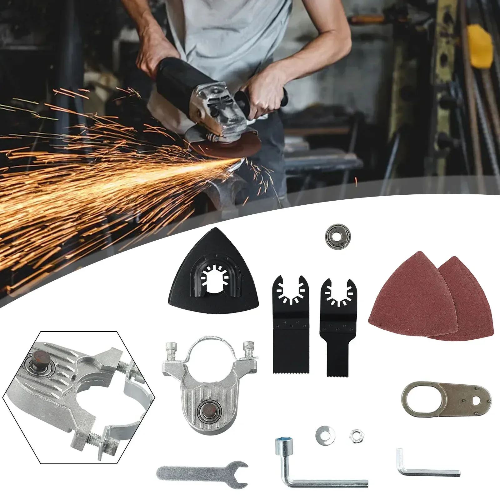 Adapter Kit Angle Grinder Adapter Angle Grinder Hot Sale Lightweight Strong Resistance For 100 Model Angle Grinder
Adapter Kit Angle Grinder Adapter Angle Grinder Hot Sale Lightweight Strong Resistance For 100 Model Angle Grinder