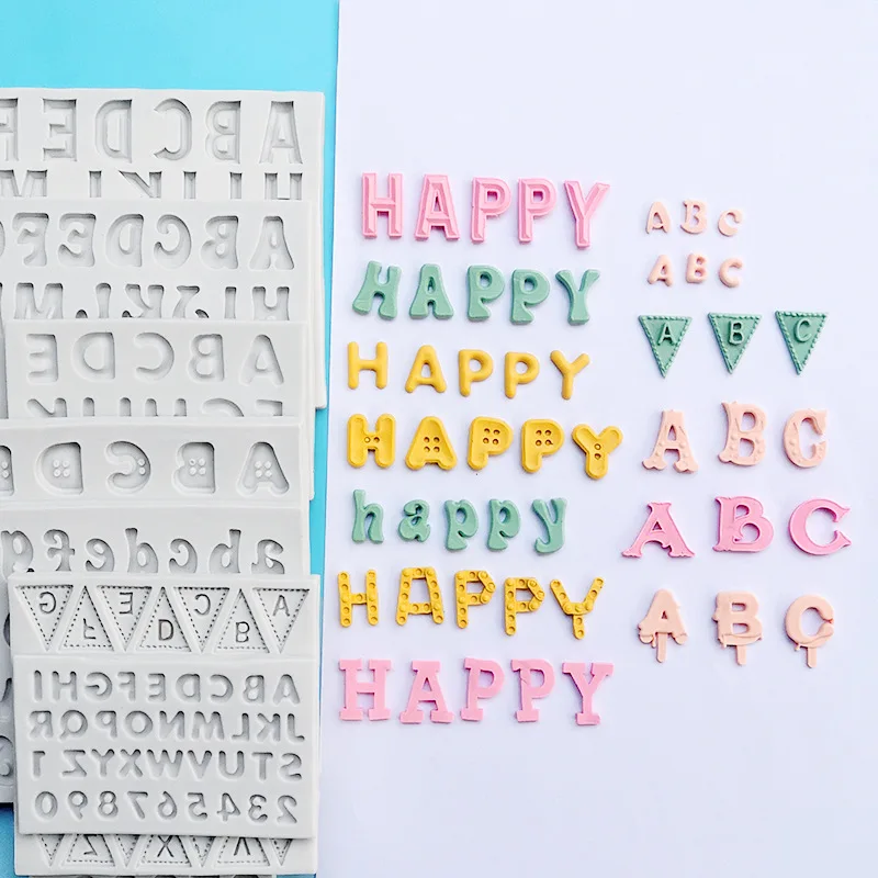 Digital Letter Fondant Chocolate Silicone Mold Dry Pace Clay Cake English Letter Cake Decoration Accessories Baking Cake Tools
Digital Letter Fondant Chocolate Silicone Mold Dry Pace Clay Cake English Letter Cake Decoration Accessories Baking Cake Tools
