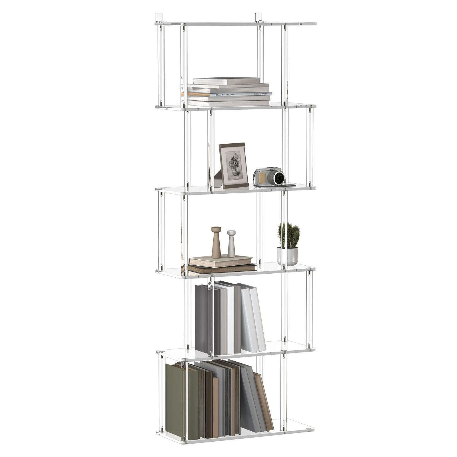 Acrylic transparent bookshelf layered bedroom acrylic bookshelf floor-to-ceiling living room bookshelf book stand on the wall
Acrylic transparent bookshelf layered bedroom acrylic bookshelf floor-to-ceiling living room bookshelf book stand on the wall