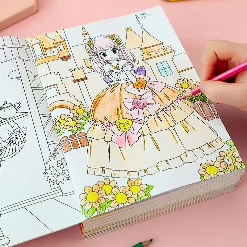 6Books Princess Coloring Book For Kids Girls Primary School Students' Graffiti Drawing Book For 3-10 Years Old
6Books Princess Coloring Book For Kids Girls Primary School Students' Graffiti Drawing Book For 3-10 Years Old