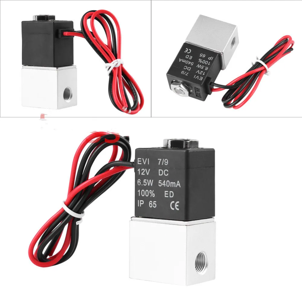 DC 12V 24V 110V 220V Solenoid Valve 1/4" 1/8" 2 Way Normally Closed Direct-acting Pneumatic Valves For Water Air Gas Hot
DC 12V 24V 110V 220V Solenoid Valve 1/4" 1/8" 2 Way Normally Closed Direct-acting Pneumatic Valves For Water Air Gas Hot